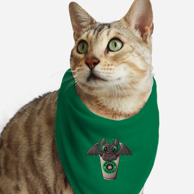 Dragon Coffee-cat bandana pet collar-eduely