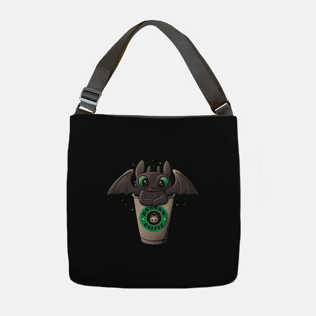 Dragon Coffee-none adjustable tote-eduely