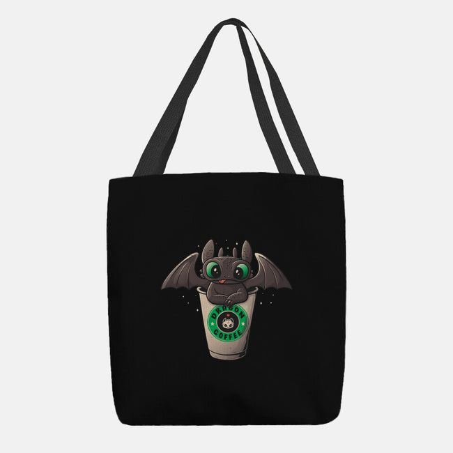 Dragon Coffee-none basic tote-eduely