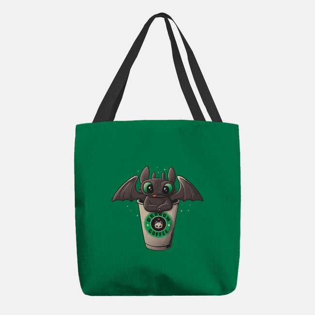 Dragon Coffee-none basic tote-eduely