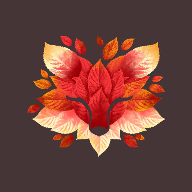 Fox of Leaves-none removable cover w insert throw pillow-NemiMakeit