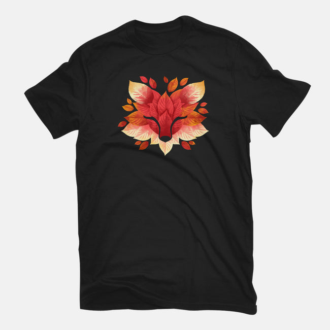 Fox of Leaves-mens heavyweight tee-NemiMakeit
