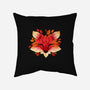 Fox of Leaves-none non-removable cover w insert throw pillow-NemiMakeit