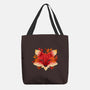 Fox of Leaves-none basic tote-NemiMakeit
