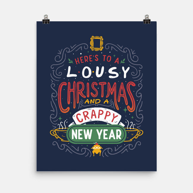 Friendly Christmas-none matte poster-eduely