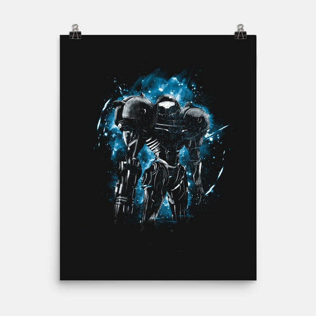 Galactic Bounty Hunter-none matte poster-kharmazero