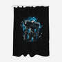 Galactic Bounty Hunter-none polyester shower curtain-kharmazero