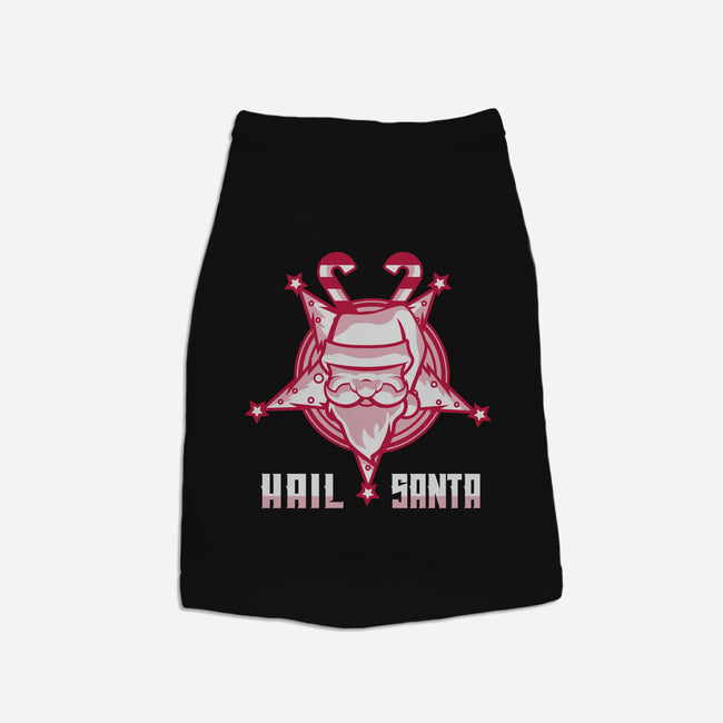 Hail Santa-cat basic pet tank-jamesbattershill