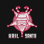 Hail Santa-none stretched canvas-jamesbattershill
