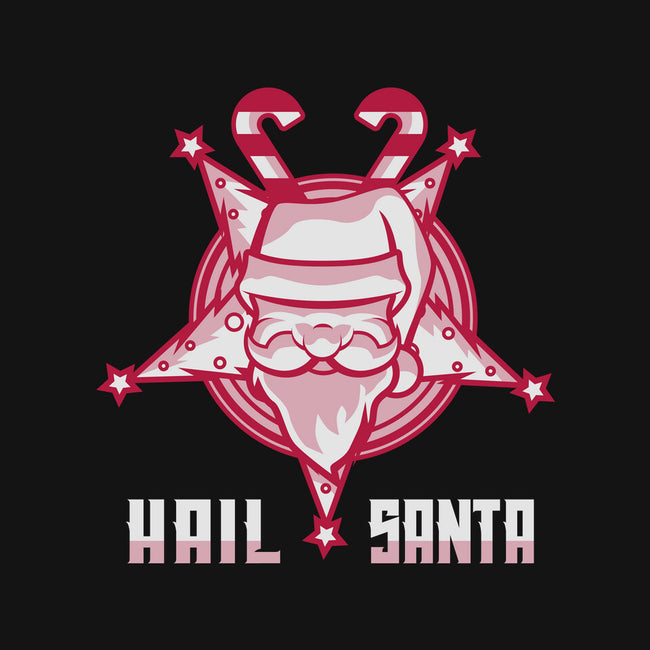 Hail Santa-womens v-neck tee-jamesbattershill
