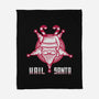 Hail Santa-none fleece blanket-jamesbattershill