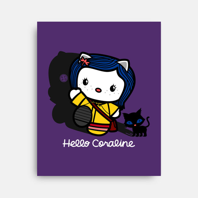 Hello Coraline-none stretched canvas-Boggs Nicolas