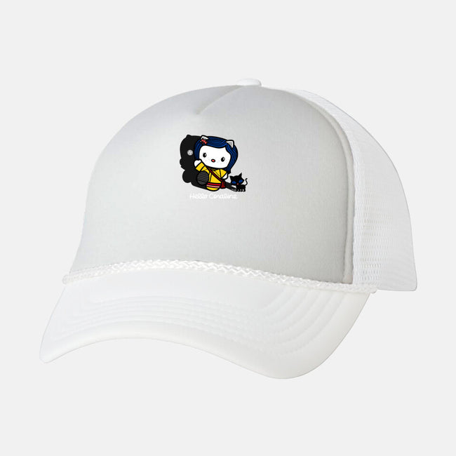 Hello Coraline-unisex trucker hat-Boggs Nicolas