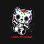 Hola Muertos-womens v-neck tee-Boggs Nicolas