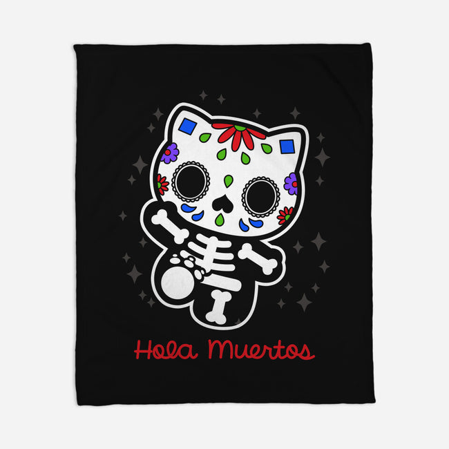 Hola Muertos-none fleece blanket-Boggs Nicolas