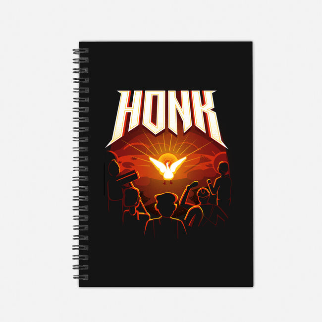 Honk-none dot grid notebook-Vanadium