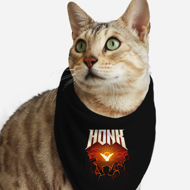 Honk-cat bandana pet collar-Vanadium