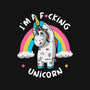 I'm A F*cking Unicorn-none glossy sticker-ducfrench