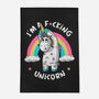 I'm A F*cking Unicorn-none indoor rug-ducfrench
