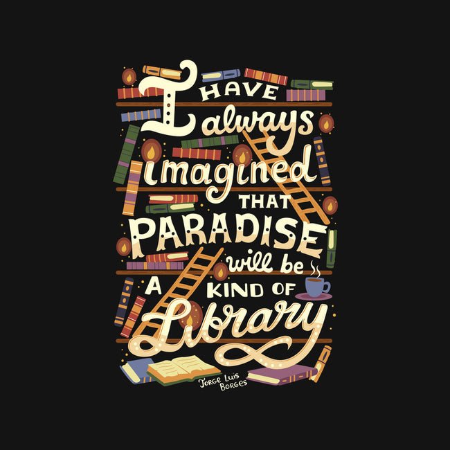Library is Paradise-none adjustable tote-risarodil