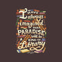 Library is Paradise-womens off shoulder tee-risarodil