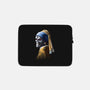 Machine with a Pearl Earring-none zippered laptop sleeve-daobiwan