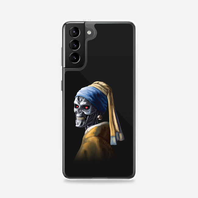 Machine with a Pearl Earring-samsung snap phone case-daobiwan