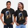 Machine with a Pearl Earring-unisex basic tee-daobiwan