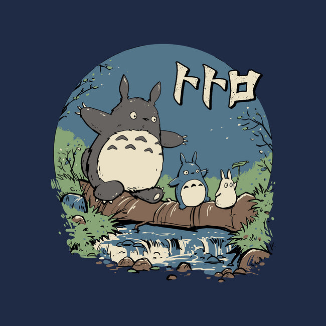 Neighbors in the Woods-none drawstring bag-vp021