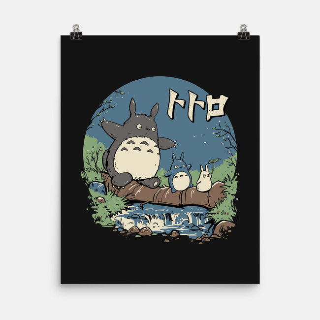 Neighbors in the Woods-none matte poster-vp021