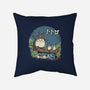 Neighbors in the Woods-none removable cover w insert throw pillow-vp021