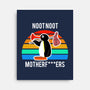 Noot Noot-none stretched canvas-beruangmadu