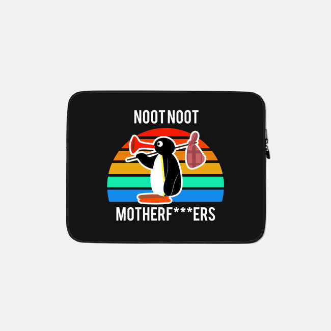 Noot Noot-none zippered laptop sleeve-beruangmadu
