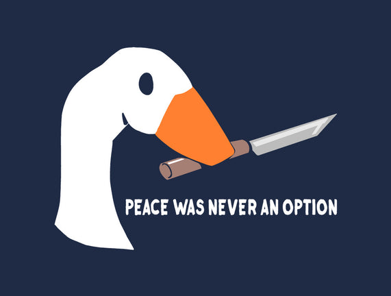 Peace Was Never an Option