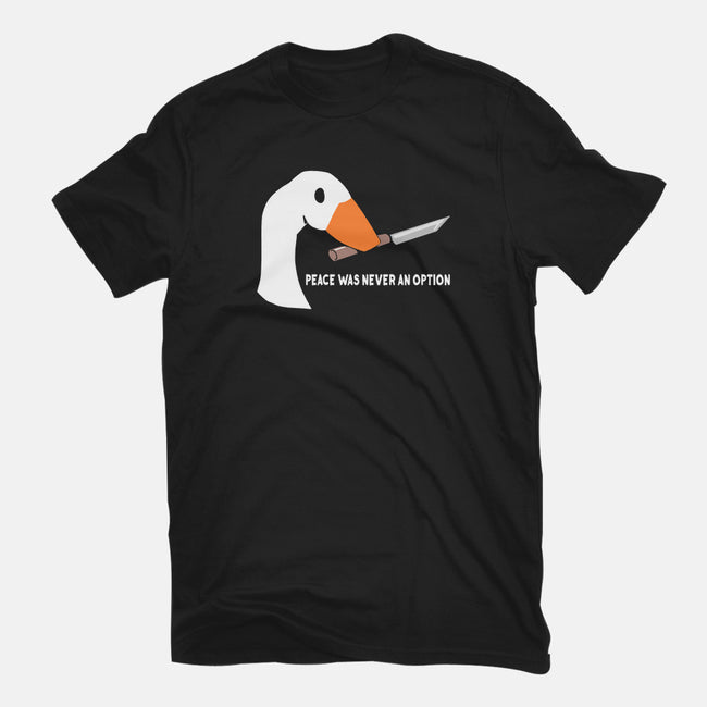 Peace Was Never an Option-mens heavyweight tee-sarkasmtek