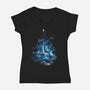 Star Fleet-womens v-neck tee-kharmazero