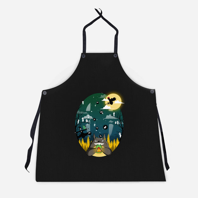 The Ghibli Bunch-unisex kitchen apron-constantine2454