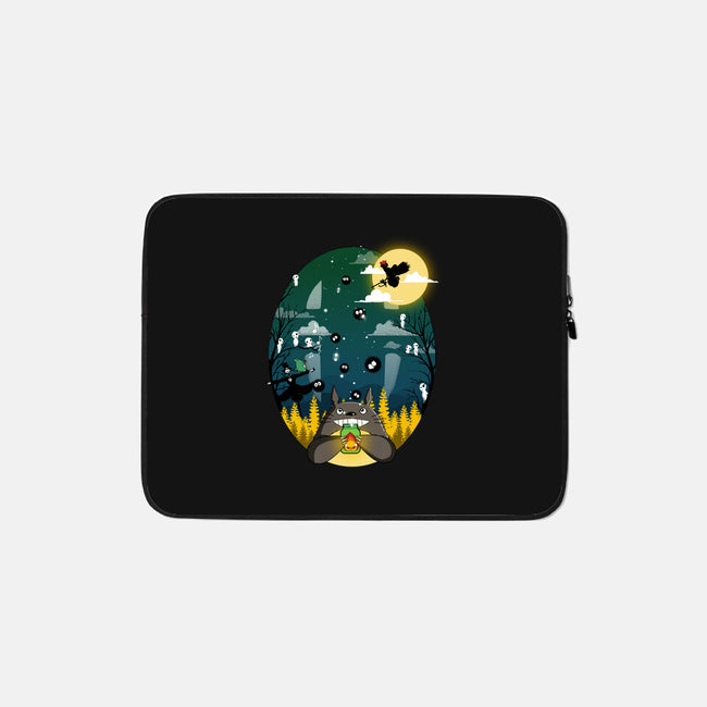 The Ghibli Bunch-none zippered laptop sleeve-constantine2454
