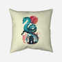 UKIYO E DRAGON-none removable cover w insert throw pillow-dandingeroz