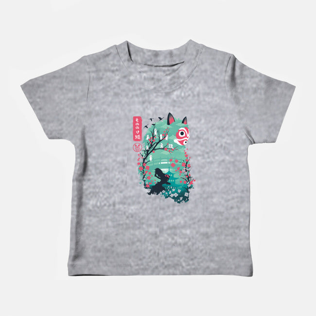 UKIYO E PRINCESS-baby basic tee-dandingeroz