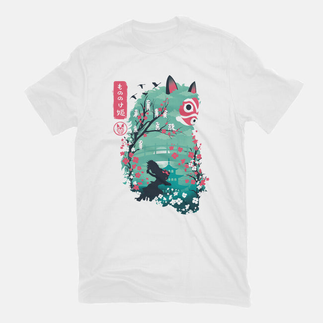 UKIYO E PRINCESS-mens heavyweight tee-dandingeroz