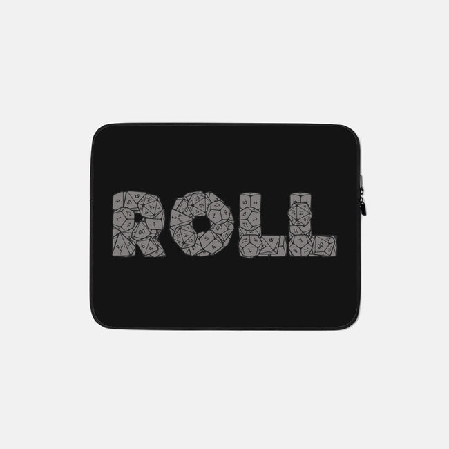 Roll-none zippered laptop sleeve-shirox