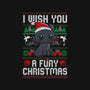 Fury Christmas-womens off shoulder tee-eduely