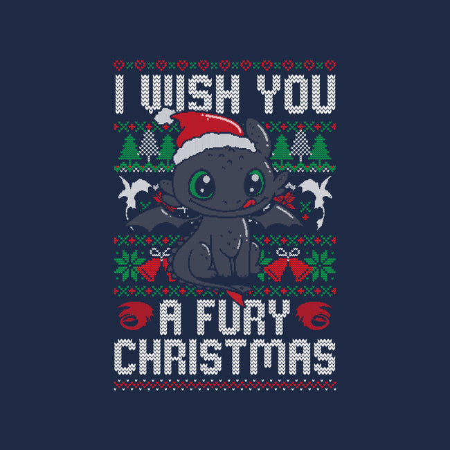 Fury Christmas-womens v-neck tee-eduely