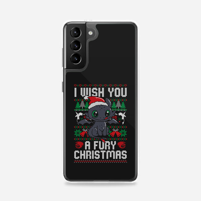 Fury Christmas-samsung snap phone case-eduely