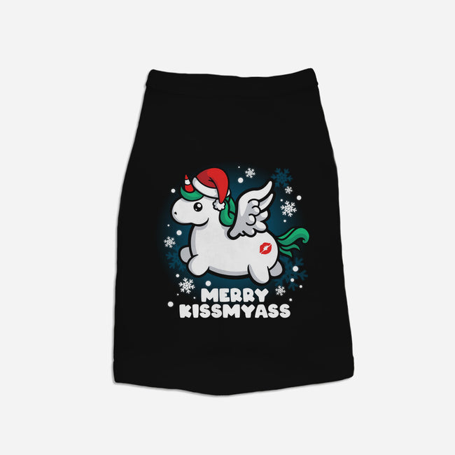 Merry Kiss My Ass-cat basic pet tank-NemiMakeit