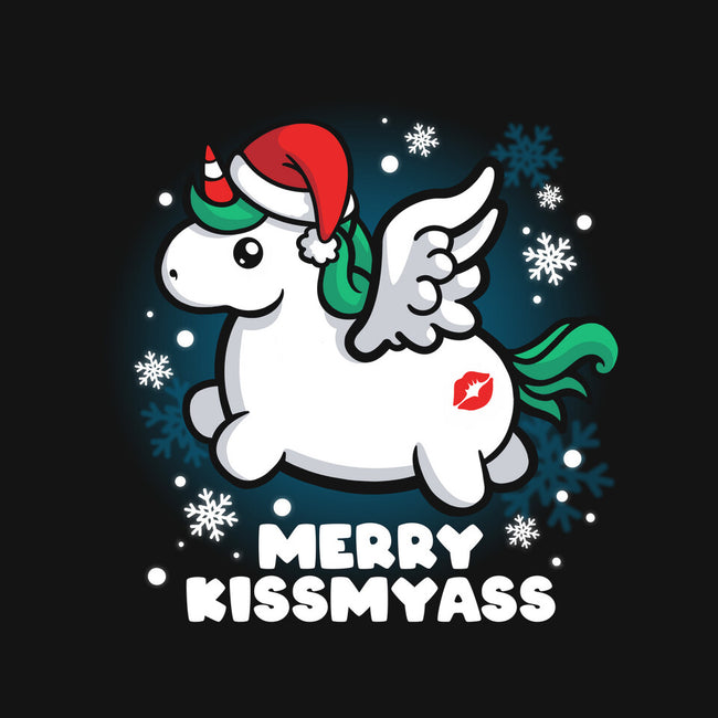 Merry Kiss My Ass-womens v-neck tee-NemiMakeit