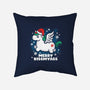 Merry Kiss My Ass-none removable cover w insert throw pillow-NemiMakeit