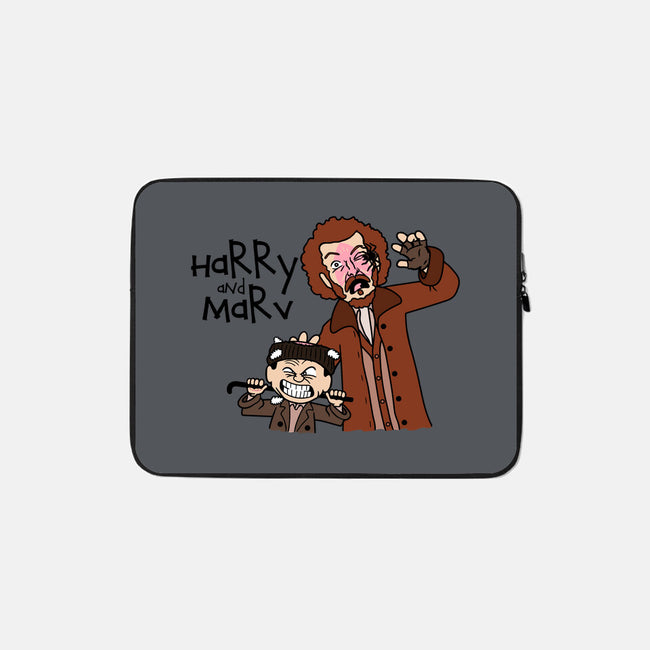 Harry and Marv!-none zippered laptop sleeve-Raffiti