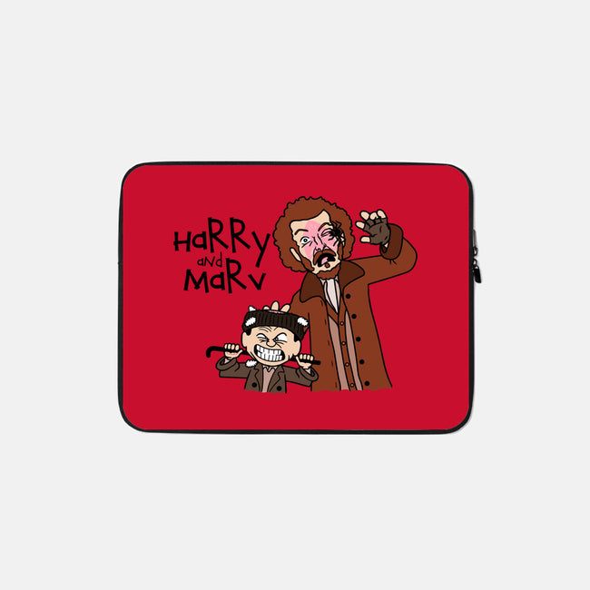 Harry and Marv!-none zippered laptop sleeve-Raffiti